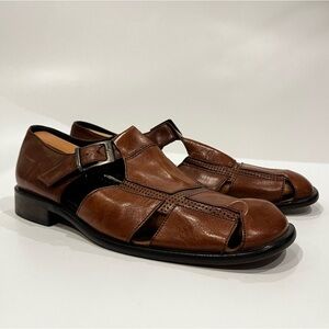 Fratelli Vanni Men’s Leather Sandal Shoe 45.5 US 12